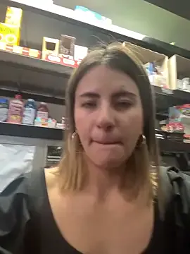 Andrea_19blonde — SHOW ASSHOLE IN SUPER MARKET