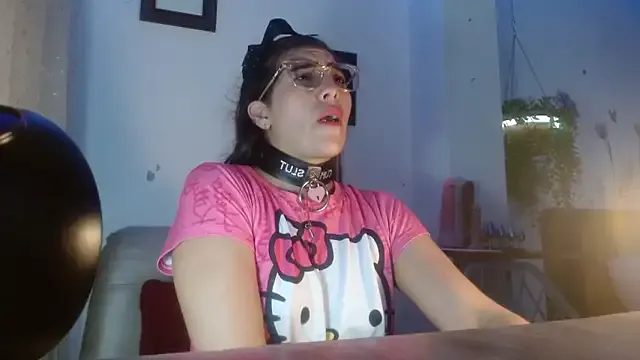 DaMikaela_ — Cum on face + nipples clamps